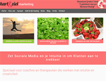 Tablet Screenshot of hartenzielmarketing.nl